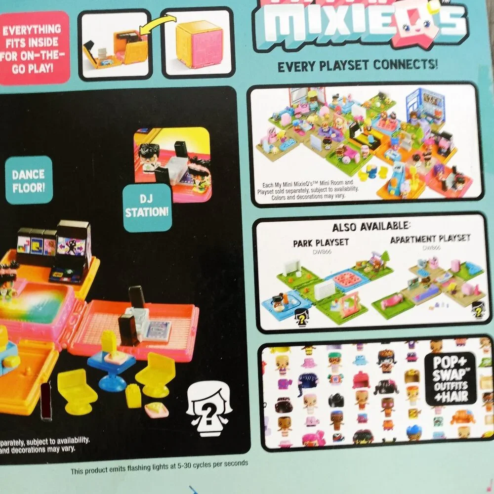 My Miini MixieQ's Neon Arcade Playset NEW Set of 2